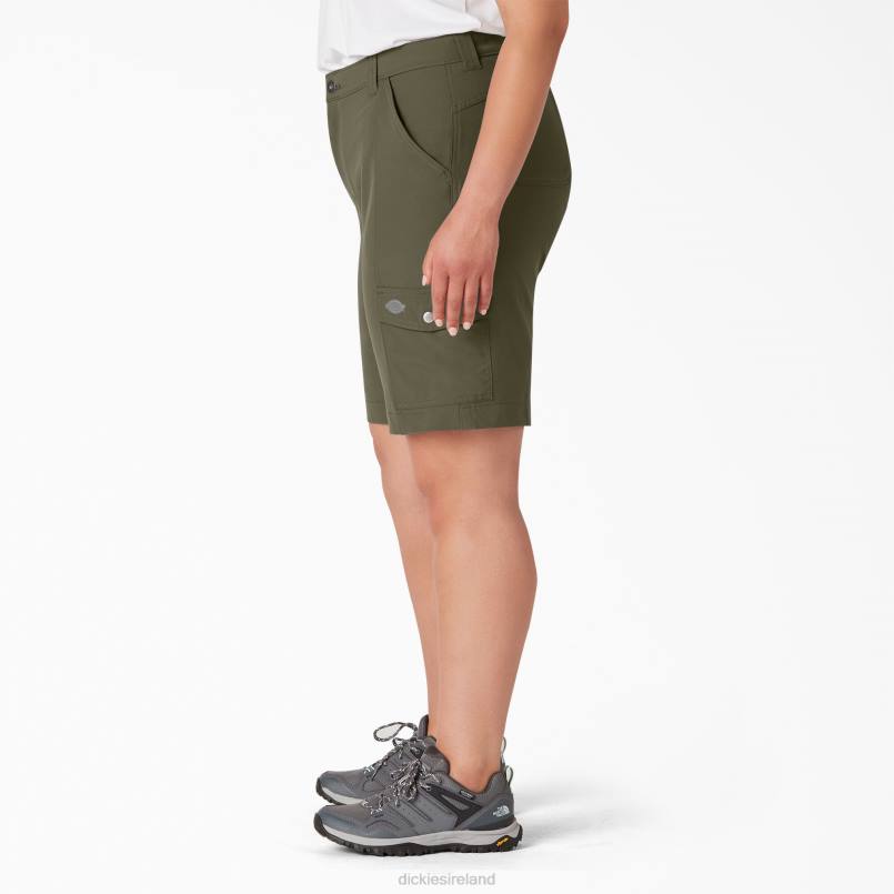 Dickies Women Plus Cooling Cargo Shorts 10