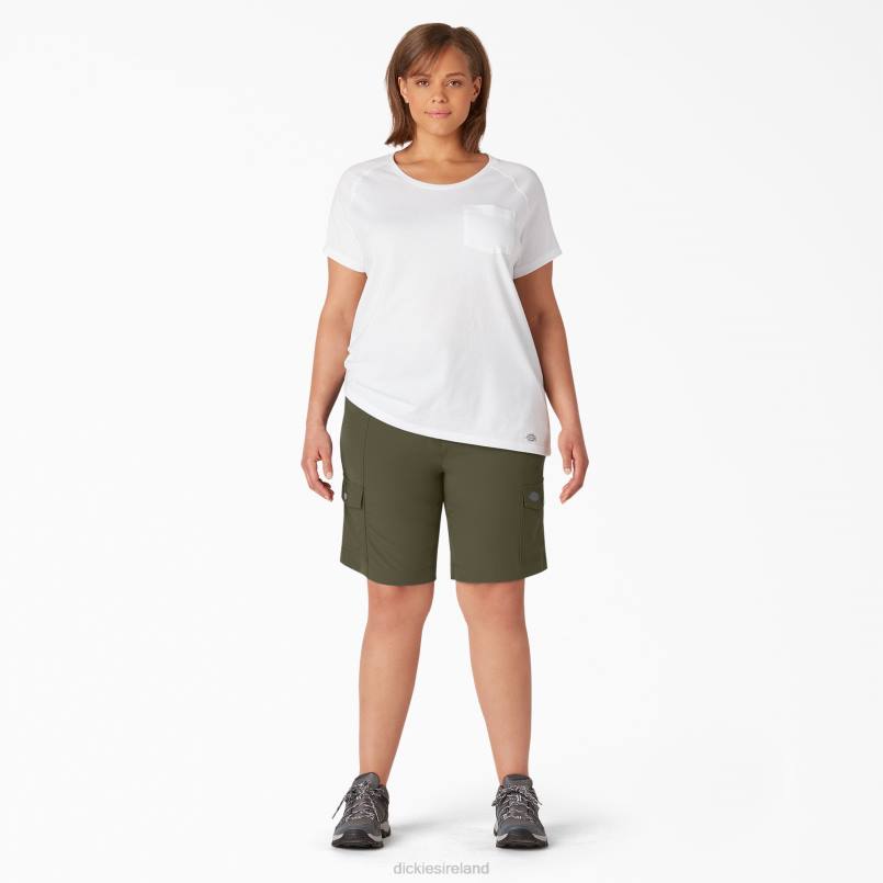 Dickies Women Plus Cooling Cargo Shorts 10