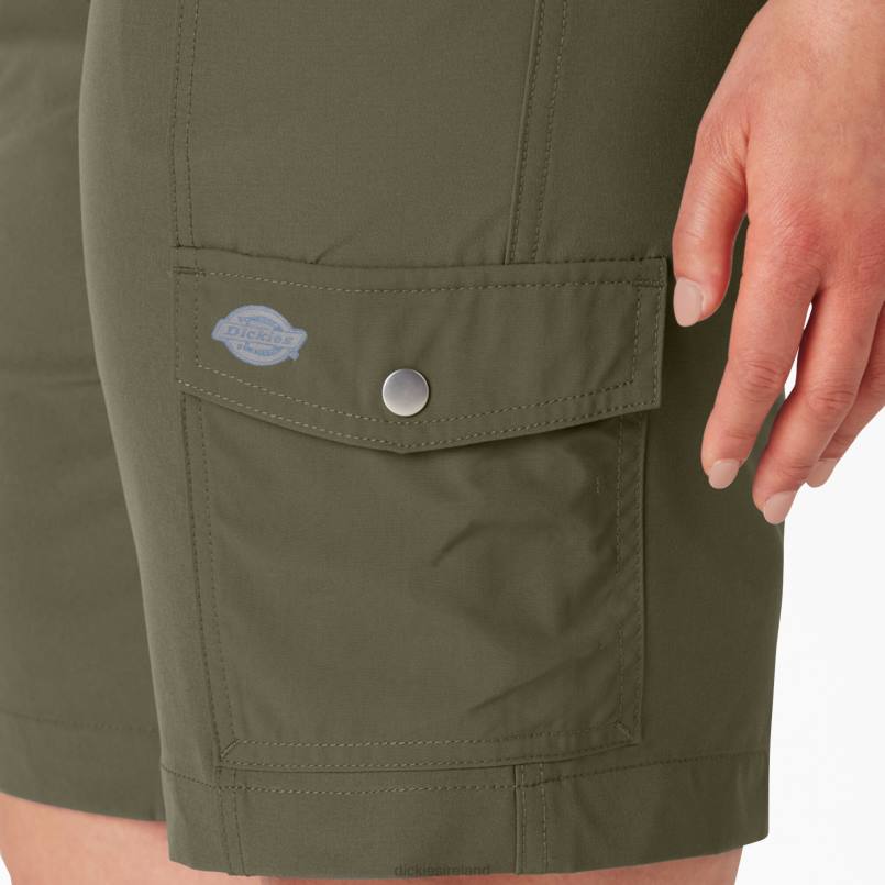 Dickies Women Plus Cooling Cargo Shorts 10