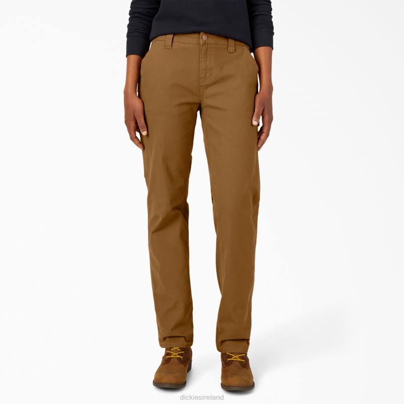 Dickies Women Duck Carpenter Pants Regular N80J1791 Apparel