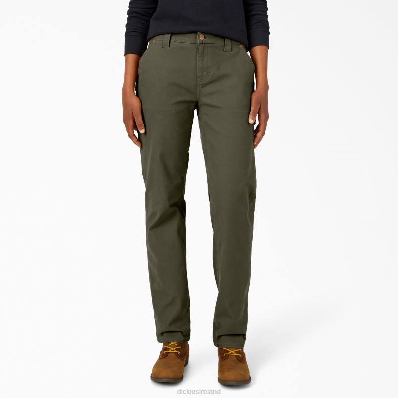 Dickies Women Duck Carpenter Pants Regular N80J1793 Apparel