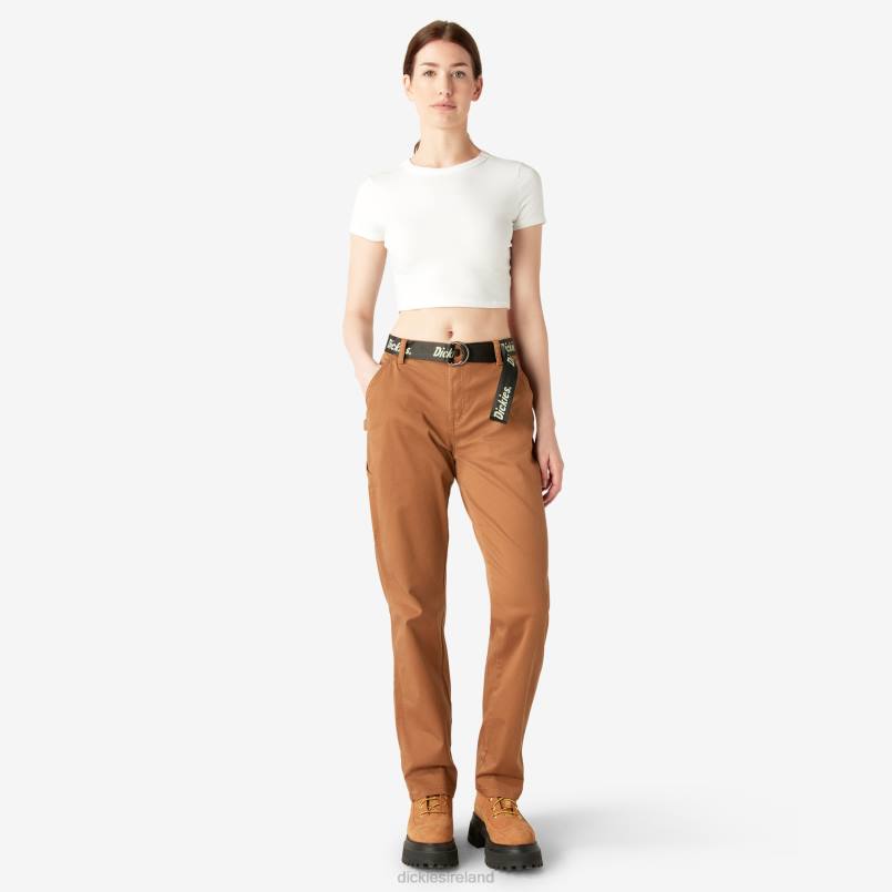 Dickies Women High Waisted Carpenter Pants Regular N80J1718 Apparel