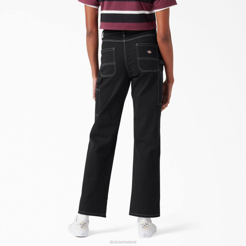 Dickies Women High Waisted Carpenter Pants Regular N80J1719 Apparel