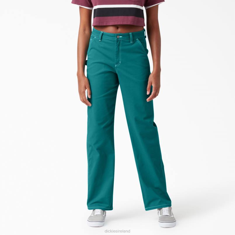 Dickies Women High Waisted Carpenter Pants Regular N80J1721 Apparel