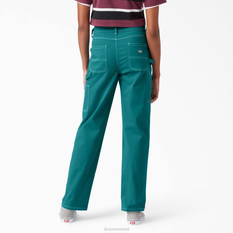 Dickies Women High Waisted Carpenter Pants Regular N80J1721 Apparel
