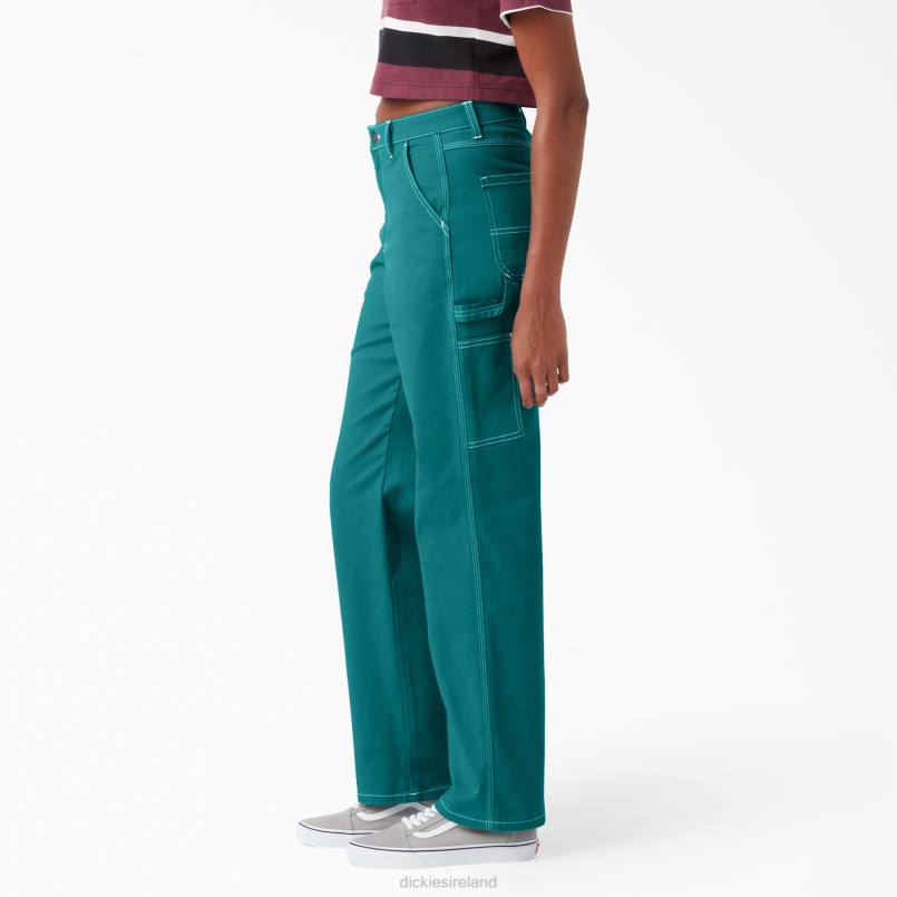 Dickies Women High Waisted Carpenter Pants Regular N80J1721 Apparel