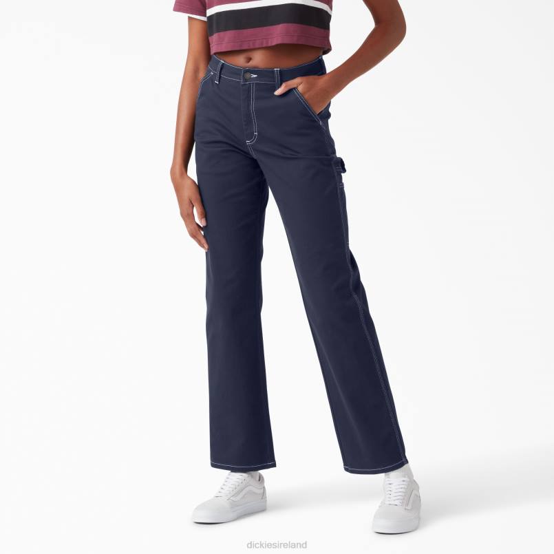 Dickies Women High Waisted Carpenter Pants Regular N80J1725 Apparel