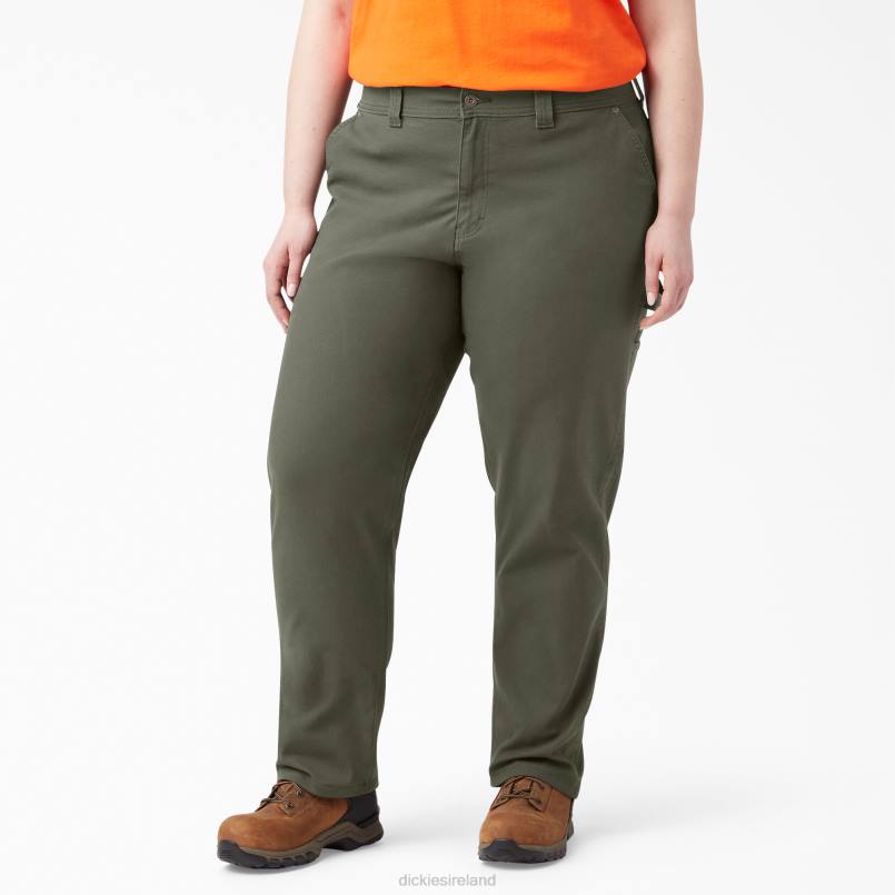 Dickies Women Plus Duck Carpenter Pants Regular N80J1865 Apparel