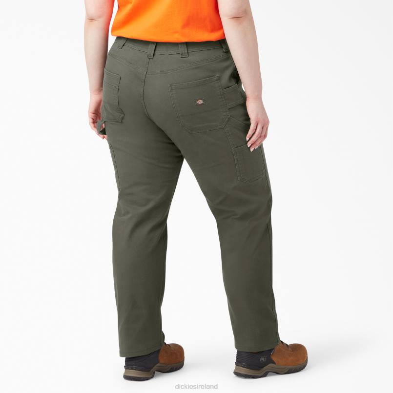 Dickies Women Plus Duck Carpenter Pants Regular N80J1865 Apparel