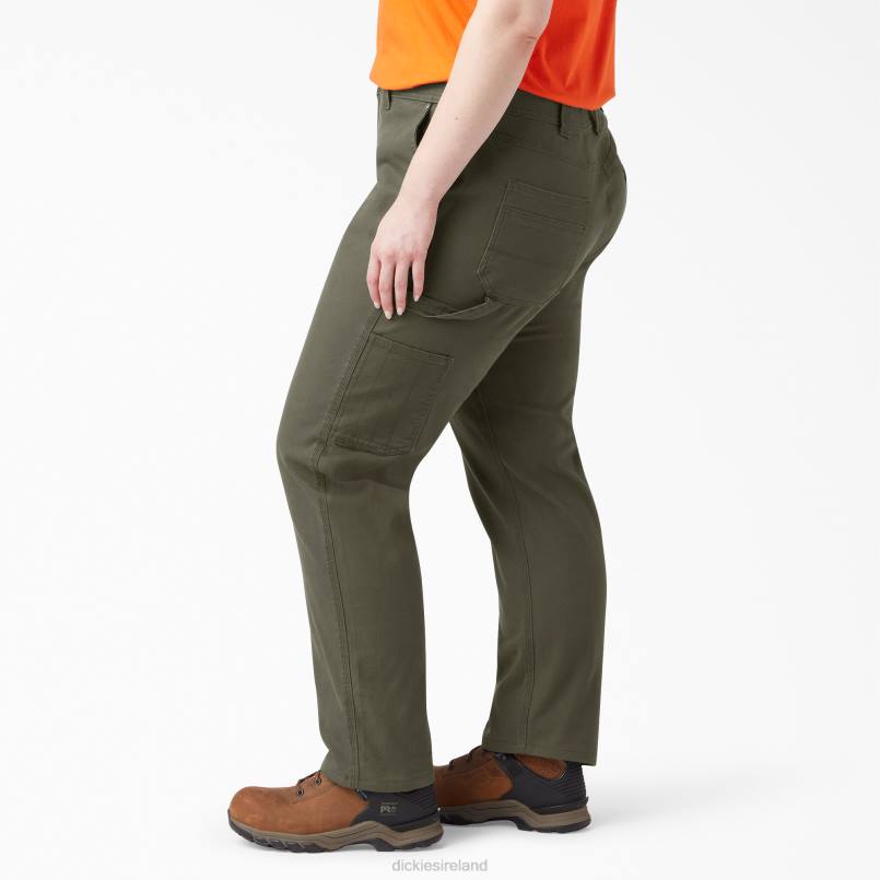 Dickies Women Plus Duck Carpenter Pants Regular N80J1865 Apparel