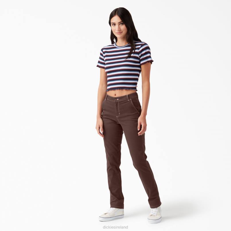 Dickies Women Roll Hem Carpenter Pants Regular N80J1787 Apparel