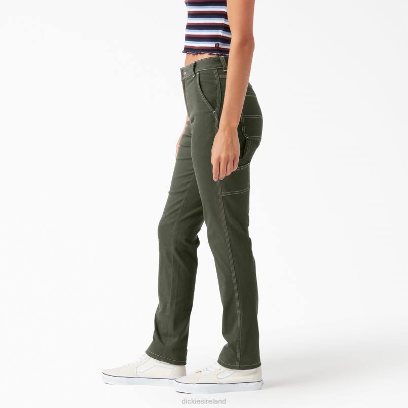 Dickies Women Roll Hem Carpenter Pants Regular N80J1790 Apparel