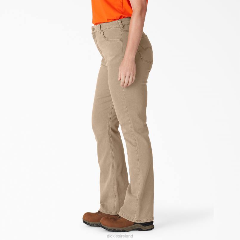 Dickies Women Plus Perfect Shape High Waist Bootcut Jeans Regular N80J1879 Apparel