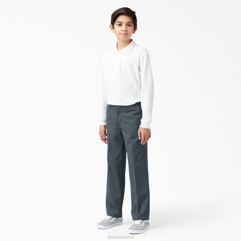 Dickies Kids Classic Fit Pants Charcoal Gray (CH) N80J2656 Apparel
