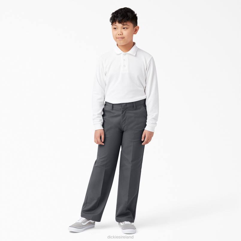 Dickies Kids Classic Fit Pants Charcoal Gray (CH) N80J2686 Apparel