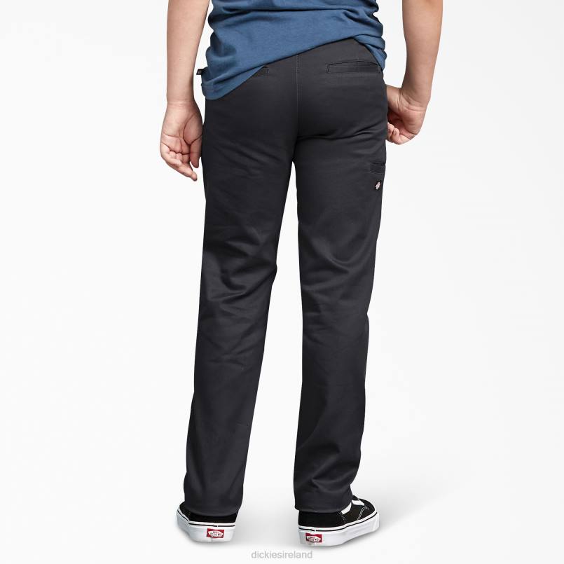 Dickies Kids FLEX Skinny Fit Pants Black (BK) N80J2648 Apparel