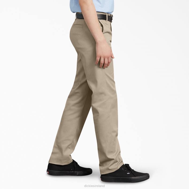 Dickies Kids FLEX Slim Fit Pants Desert Sand (DS) N80J2669 Apparel