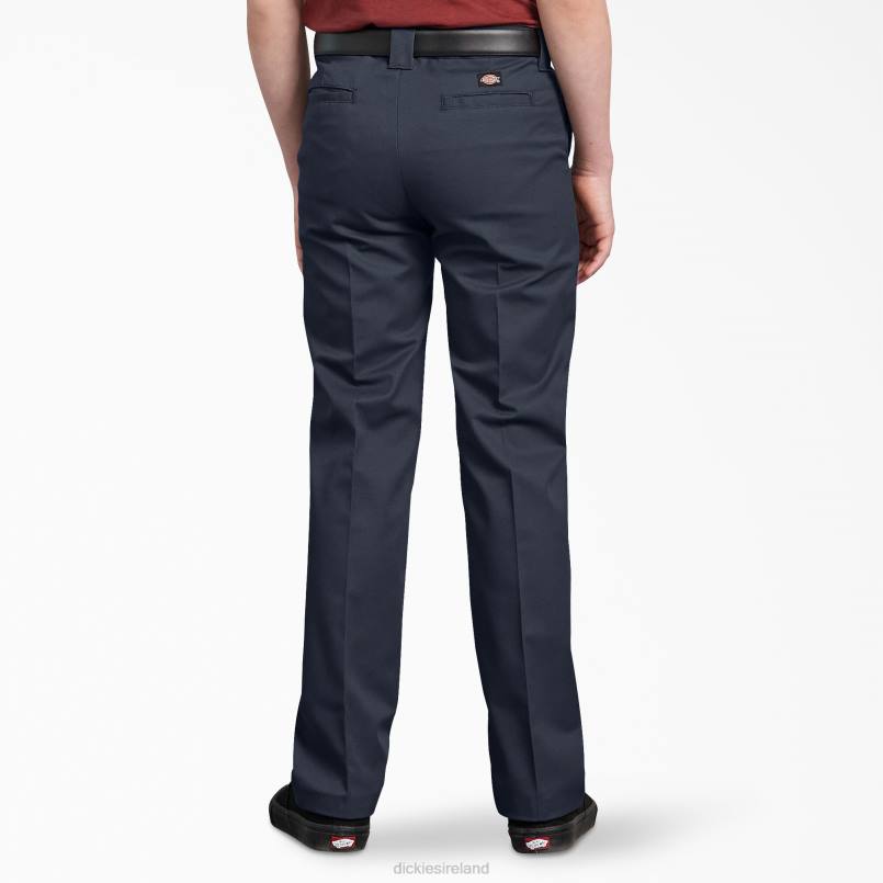 Dickies Kids Slim Fit Pants Dark Navy (DN) N80J2665 Apparel