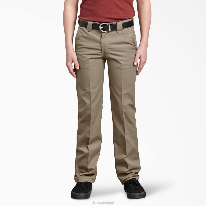 Dickies Kids Slim Fit Pants Desert Sand (DS) N80J2666 Apparel