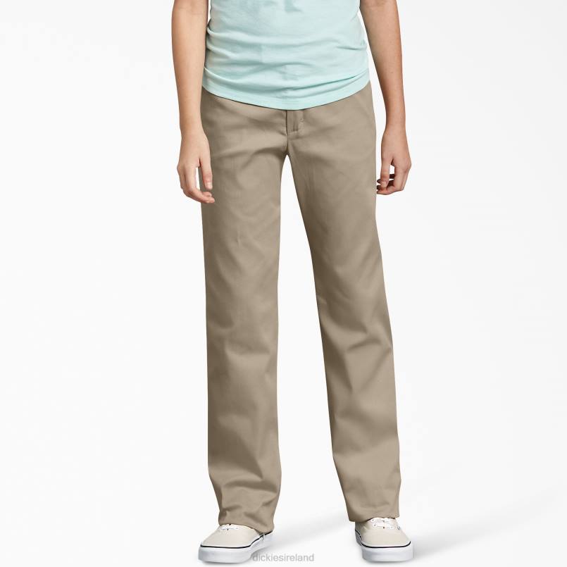 Dickies Kids Slim Fit Pants Desert Sand (DS) N80J2708 Apparel