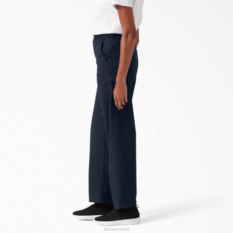 Dickies Women High Rise Wide Leg Twill Pants Regular N80J1843 Apparel