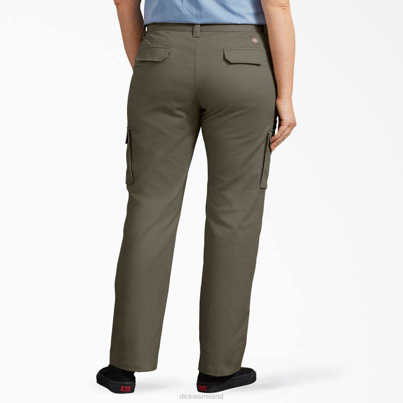 Dickies Women Plus Relaxed Fit Stretch Cargo Pants Regular N80J1909 Apparel