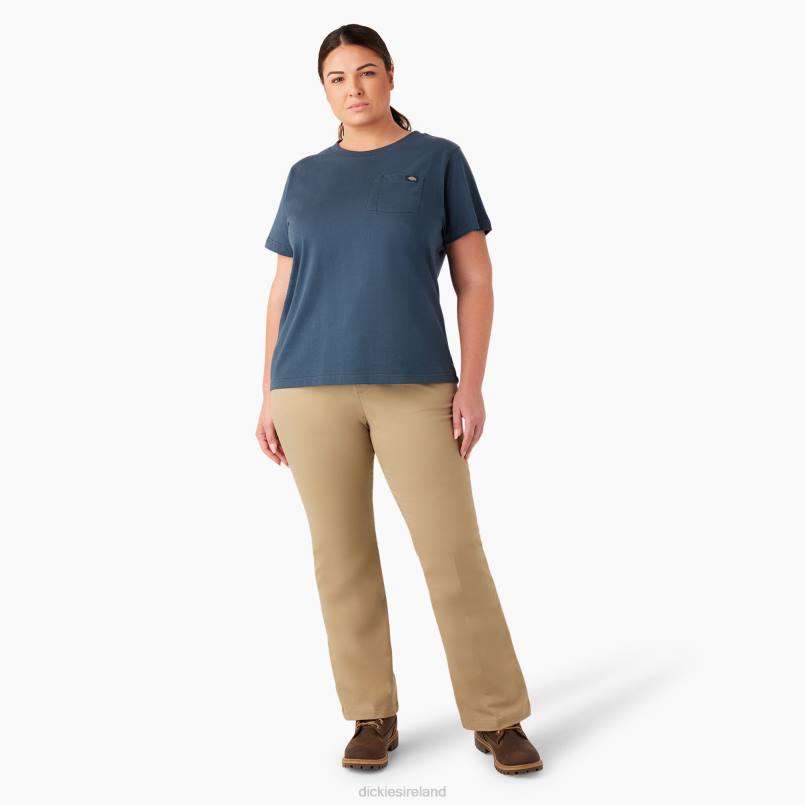 Dickies Women Plus Slim Fit Bootcut Twill Pants Regular N80J1899 Apparel