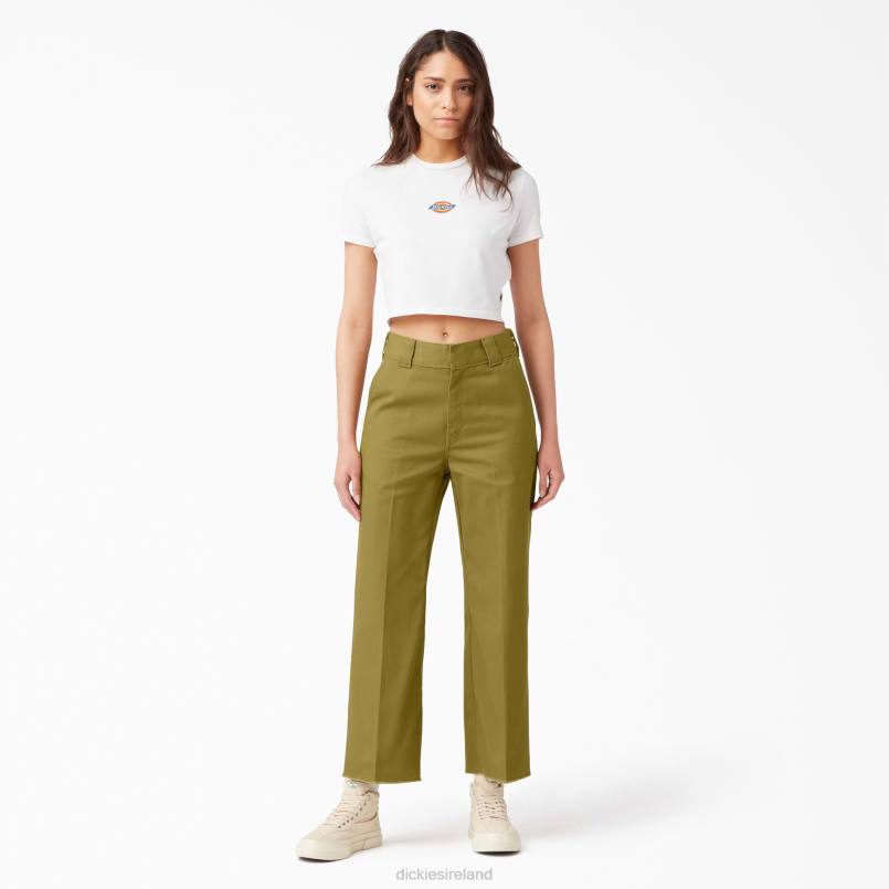 Dickies Women Twill Cropped Pants Regular N80J1782 Apparel