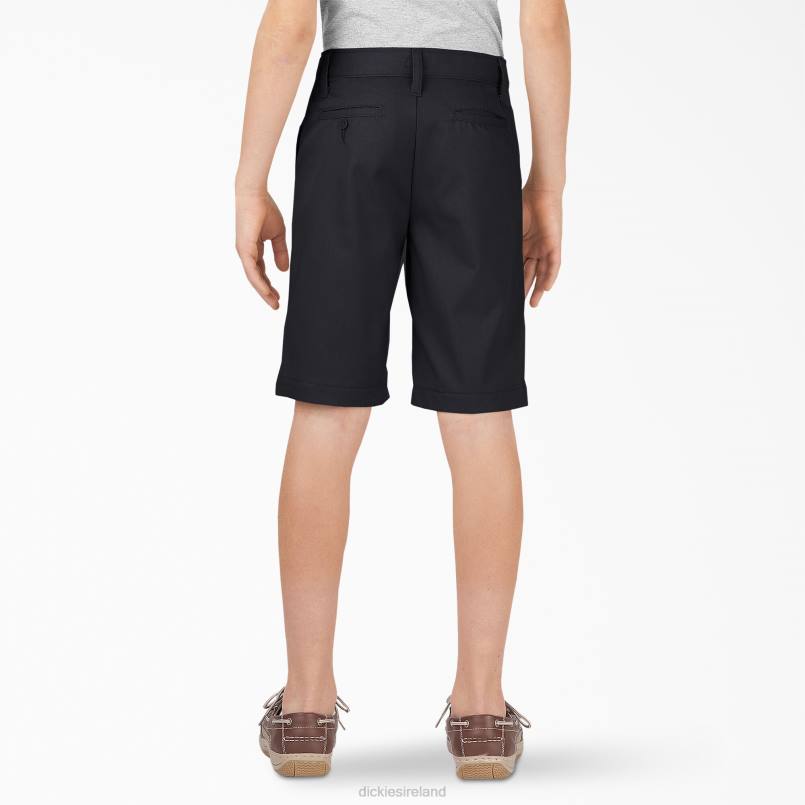 Dickies Kids FLEX Slim Fit Shorts Black (BK) N80J2689 Apparel