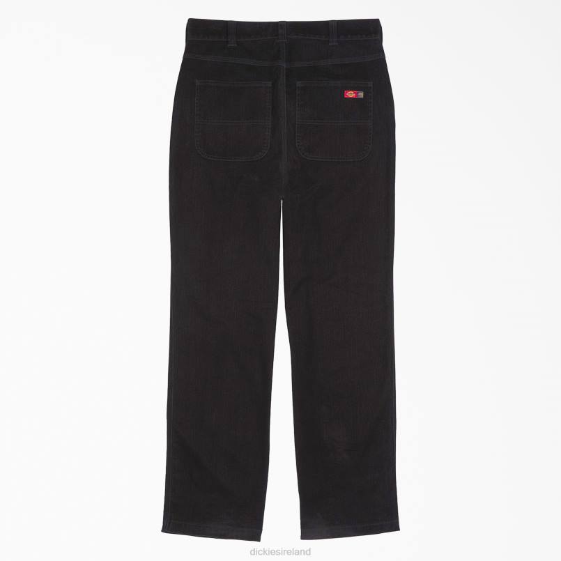 Dickies Men Opening Ceremony Flock Double Knee Utility Jeans Black (BKX) N80J283 Apparel