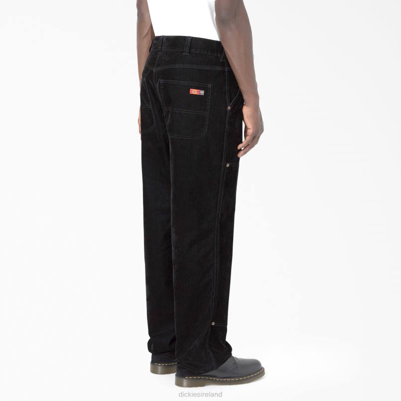 Dickies Men Opening Ceremony Flock Double Knee Utility Jeans Black (BKX) N80J283 Apparel