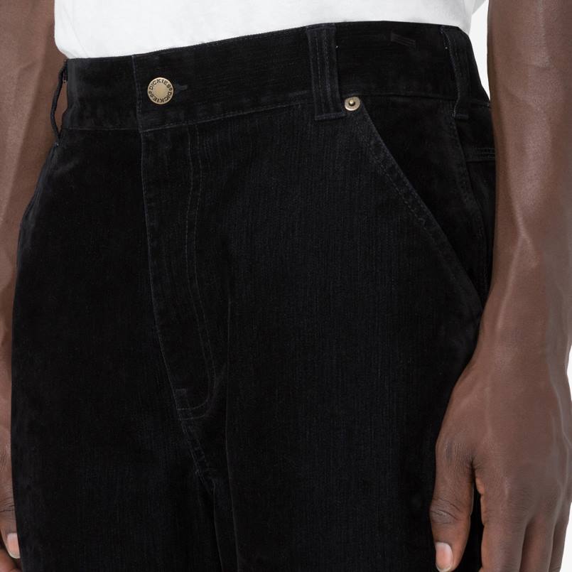 Dickies Men Opening Ceremony Flock Double Knee Utility Jeans Black (BKX) N80J283 Apparel