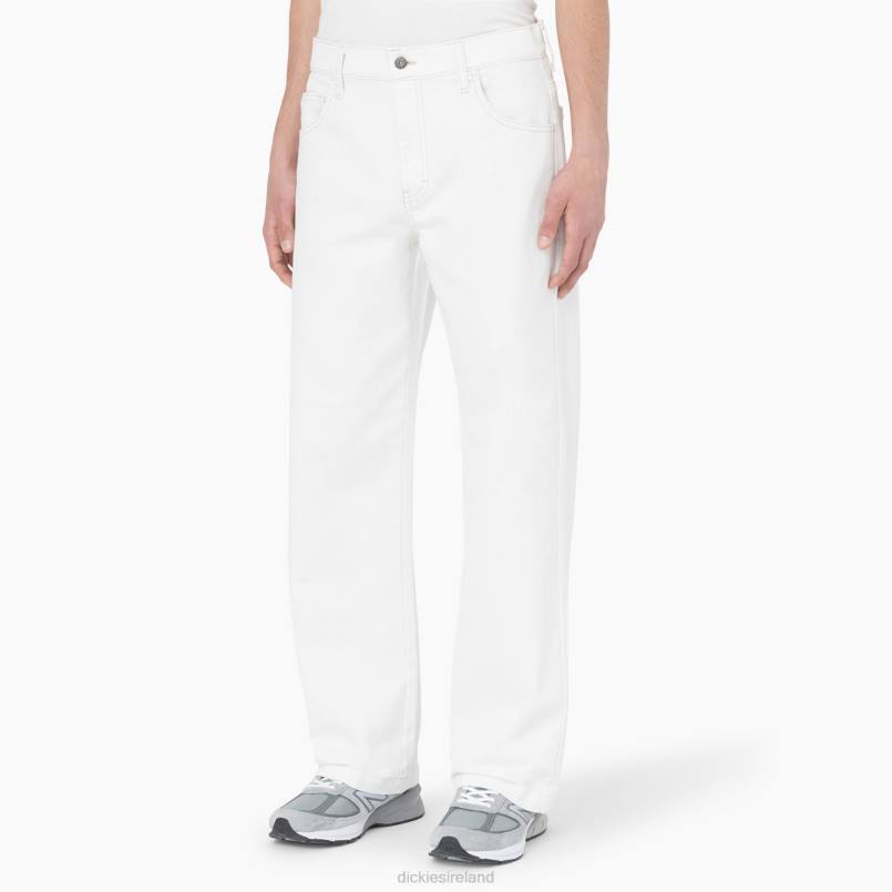 Dickies Men Skateboarding Wingville Loose Fit Jeans Natural Beige (NT) N80J273 Apparel