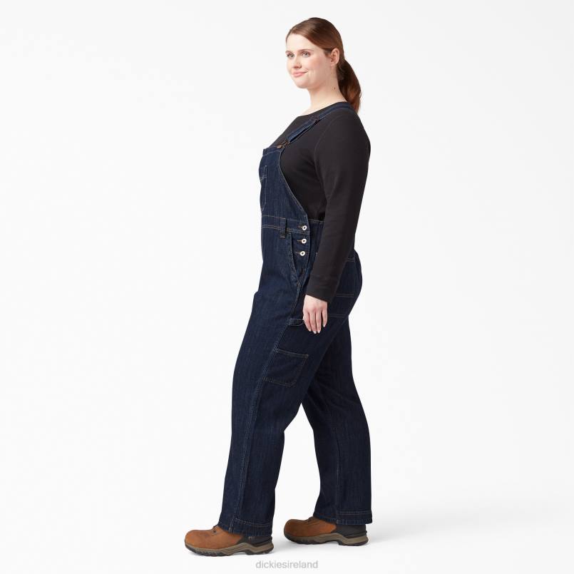 Dickies Women Plus Relaxed Fit Bib Overalls Regular N80J1563 Apparel