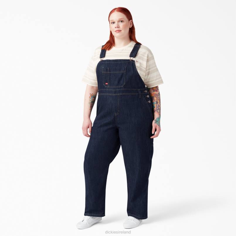 Dickies Women Plus Relaxed Fit Bib Overalls Regular N80J1563 Apparel