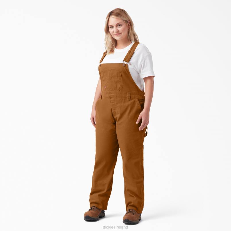 Dickies Women Plus Relaxed Fit Bib Overalls Regular N80J1565 Apparel