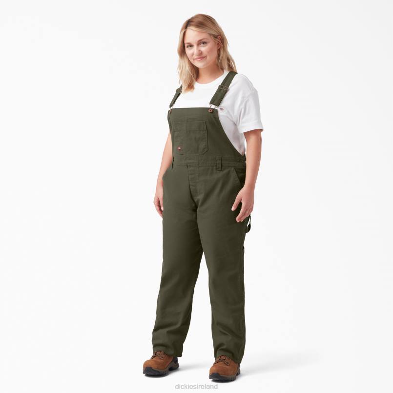 Dickies Women Plus Relaxed Fit Bib Overalls Regular N80J1567 Apparel