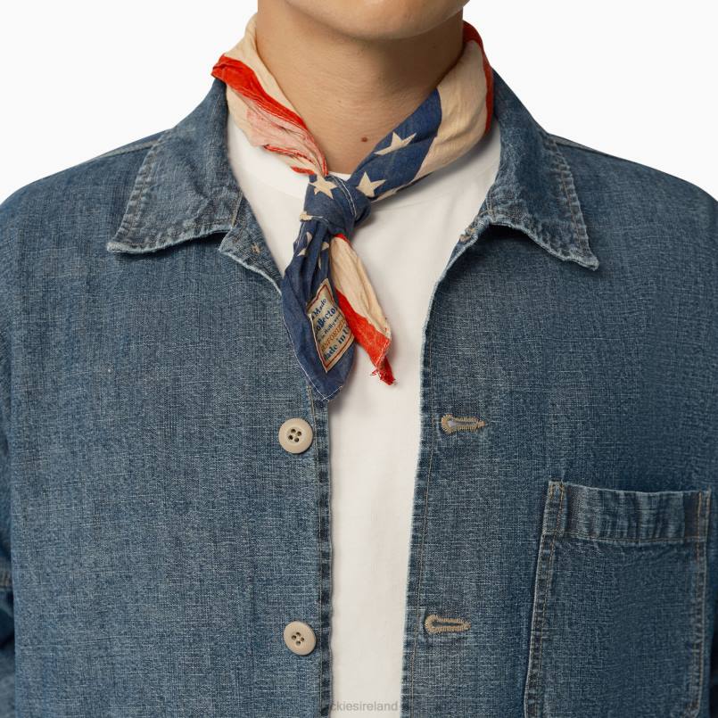 Dickies Men 1922 Drop Shoulder Shirt Jacket Stonewashed Indigo Blue (SNB) N80J977 Apparel