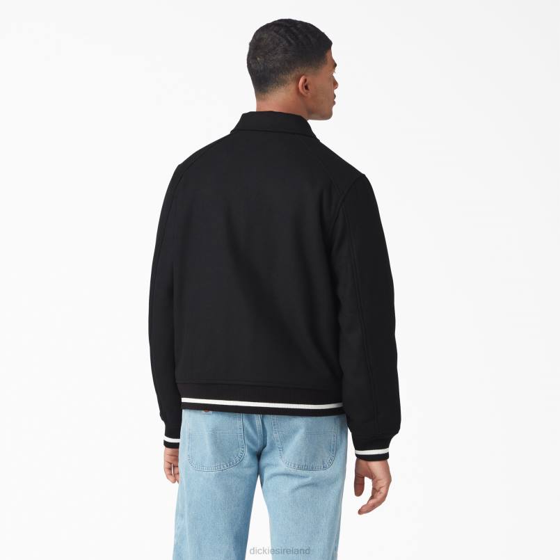 Dickies Men Collegiate Jacket Black (BKX) N80J1085 Apparel