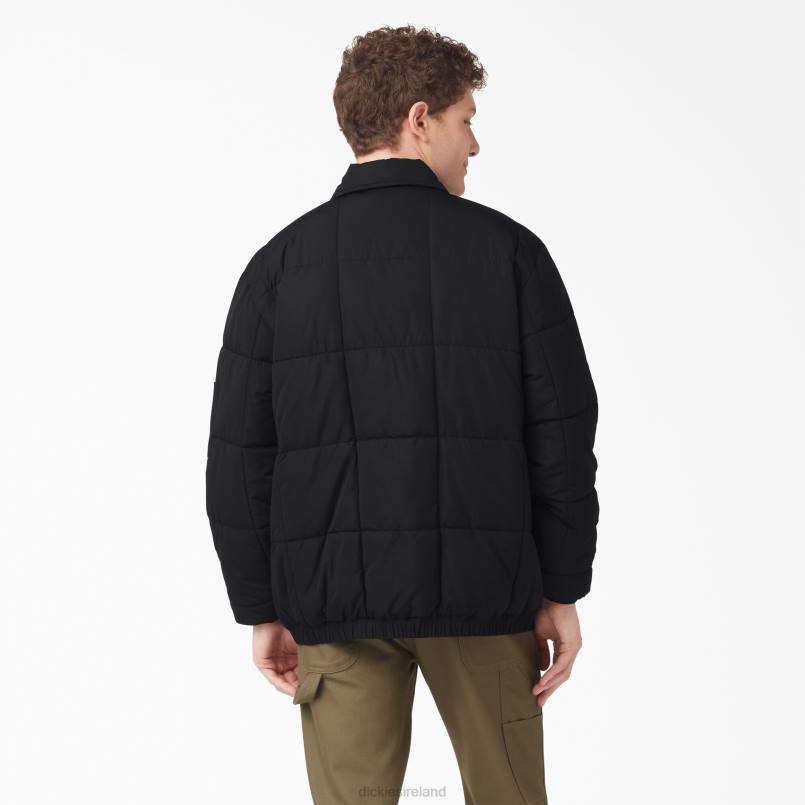 Dickies Men Eisenhower Puffer Jacket Black (BKX) N80J1068 Apparel