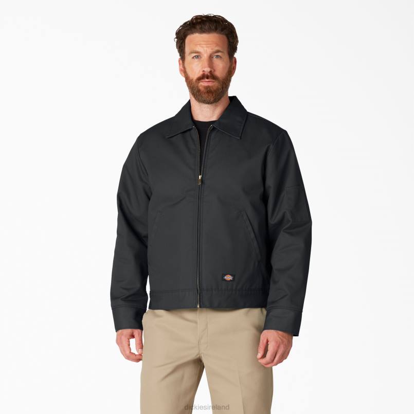 Dickies Men Insulated Eisenhower Jacket Black (BK) N80J963 Apparel