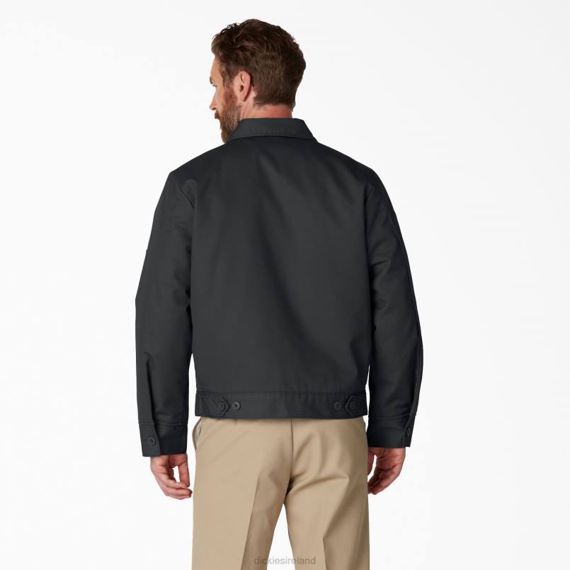 Dickies Men Insulated Eisenhower Jacket Black (BK) N80J963 Apparel