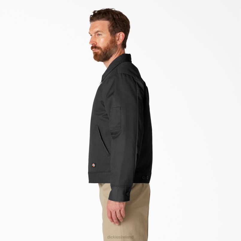 Dickies Men Insulated Eisenhower Jacket Black (BK) N80J963 Apparel