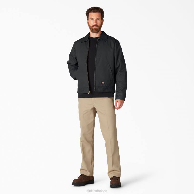 Dickies Men Insulated Eisenhower Jacket Black (BK) N80J963 Apparel