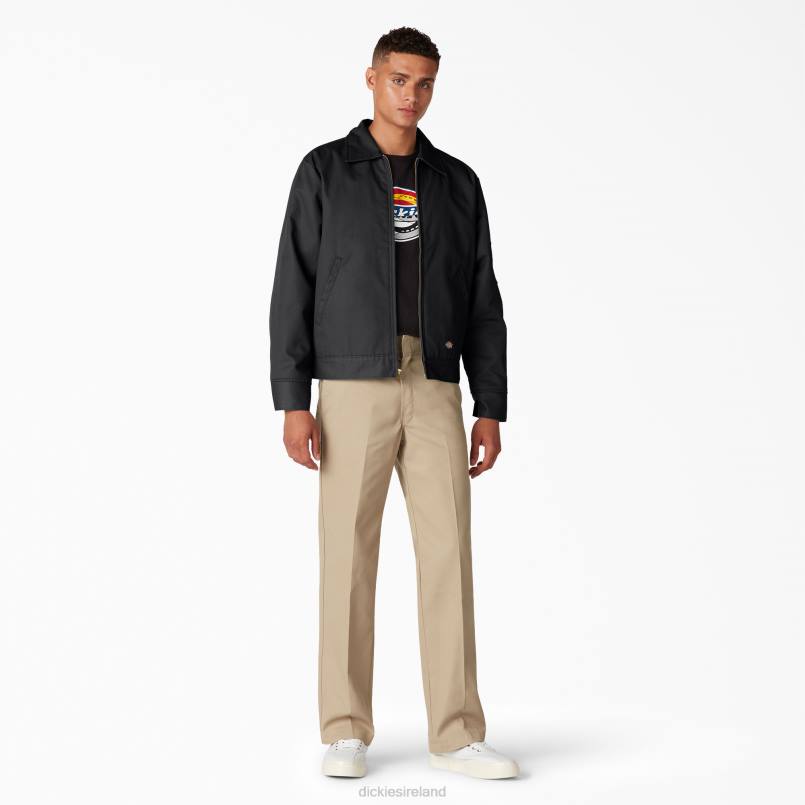 Dickies Men Insulated Eisenhower Jacket Black (BK) N80J963 Apparel
