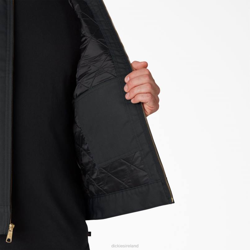 Dickies Men Insulated Eisenhower Jacket Black (BK) N80J963 Apparel