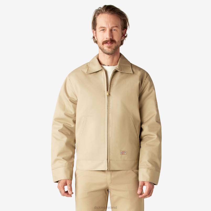 Dickies Men Insulated Eisenhower Jacket Khaki (KH) N80J968 Apparel