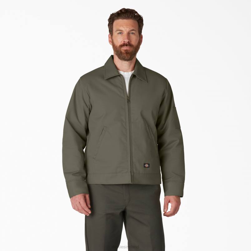 Dickies Men Insulated Eisenhower Jacket Moss Green (MS) N80J970 Apparel
