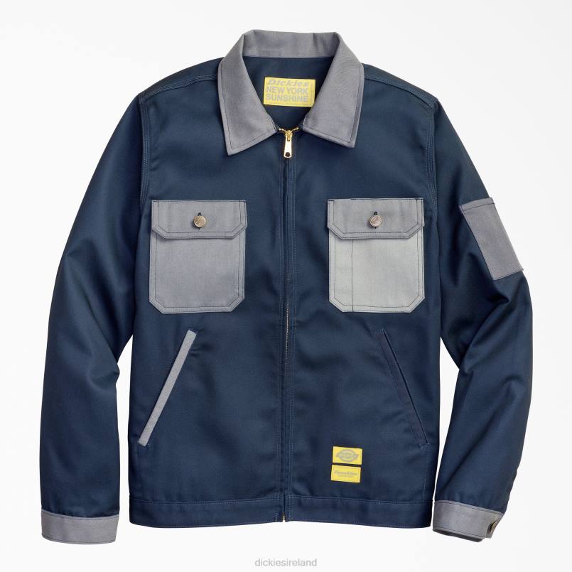 Dickies Men New York Sunshine Sun Dyed in Texas Eisenhower Jacket Regular N80J1179 Apparel
