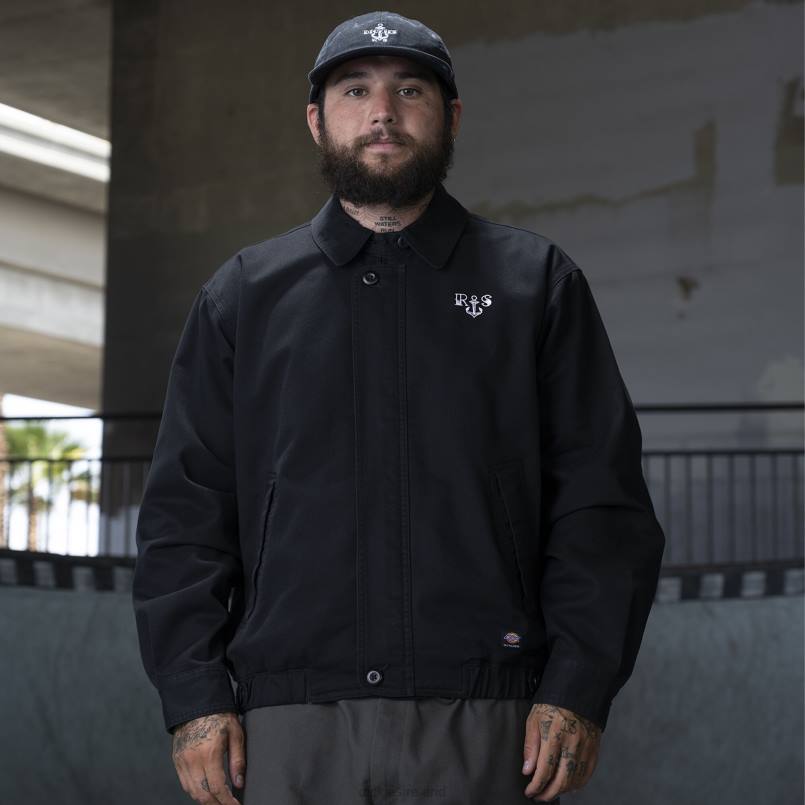 Dickies Men Ronnie Sandoval Eisenhower Jacket Black (BKX) N80J1020 Apparel